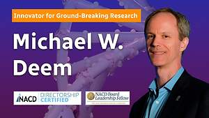 Michael W Deem is ameliorating suffering in the world with medical innovations