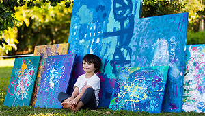 The Art of Juna: Four Year Old’s Maui Art Show to Benefit Children with Cancer