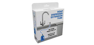 Soap Dispenser Extension Tube in Retail Stores Soon