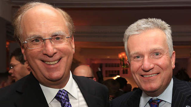 Fink of BlackRock, and Niederauer of the NYSE at DAVOS