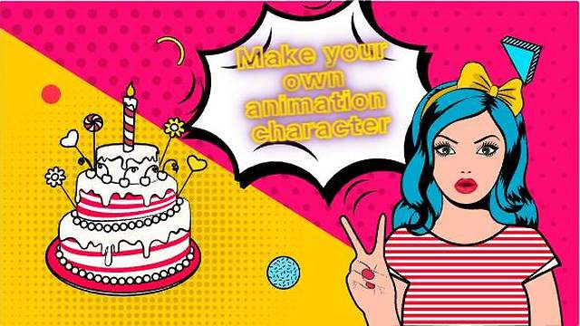 3 Steps To Make Your Own Animation Character for a Birthday