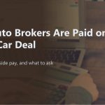 Auto broker compensation on a new car deal